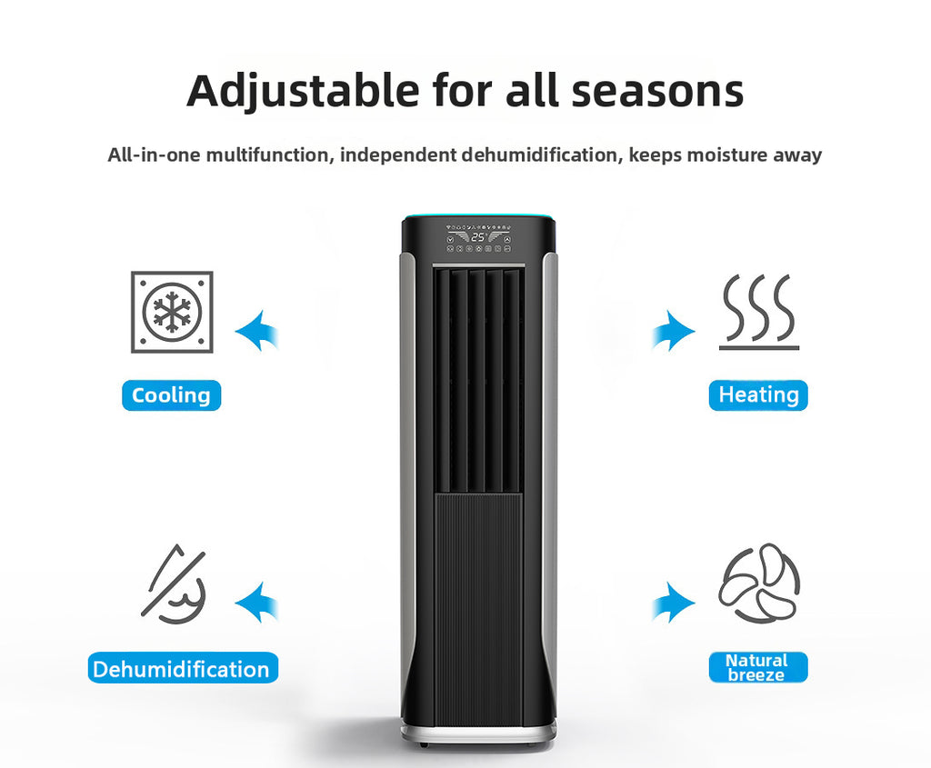Portable Air Conditioner for Home Office Cooling Energy Efficient Mobile AC Unit with APP and Remote Control