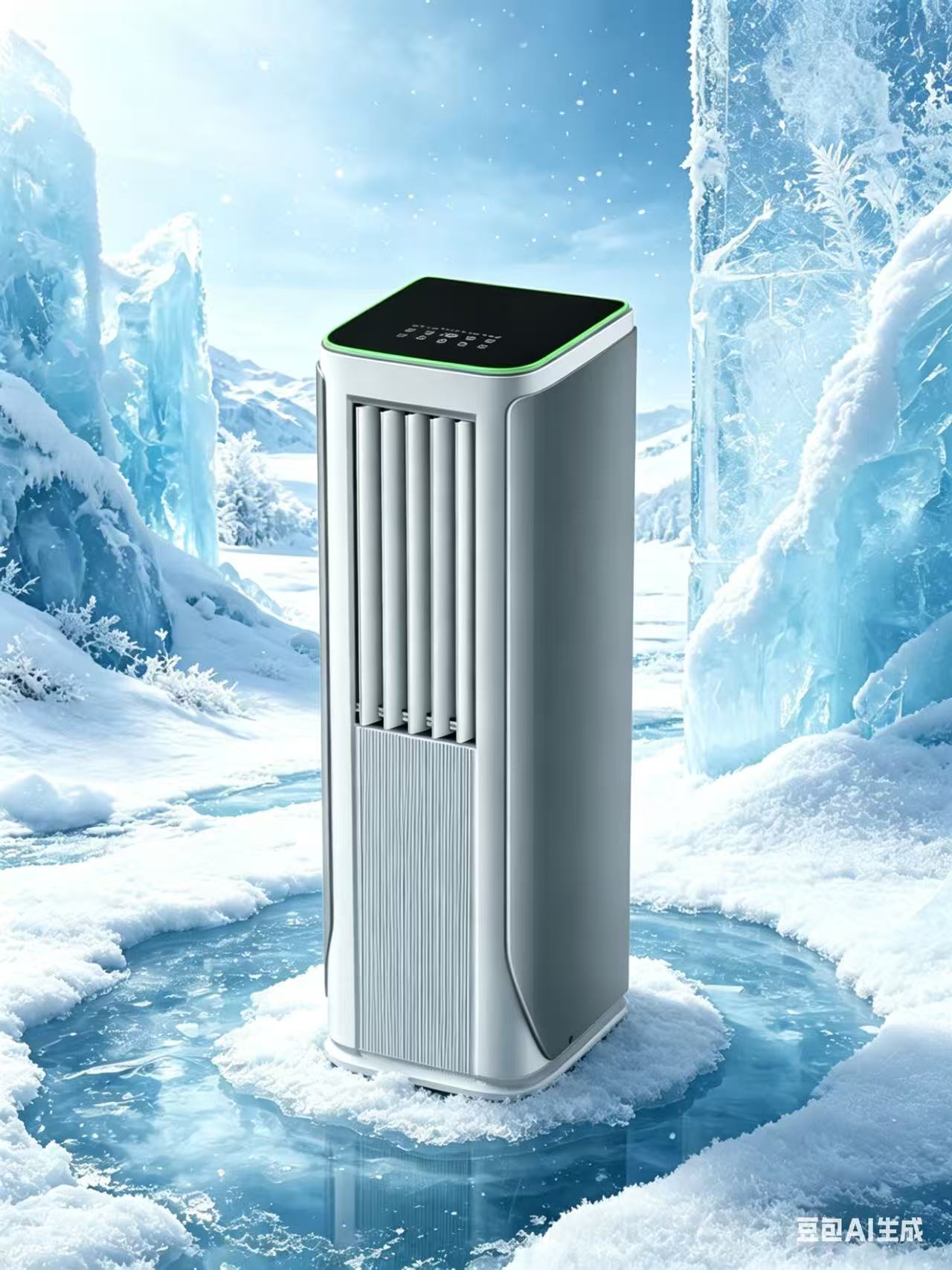 Air Cooling and Heating 14000BTU Room Household AC Portable Air Conditioner with Heater for Home