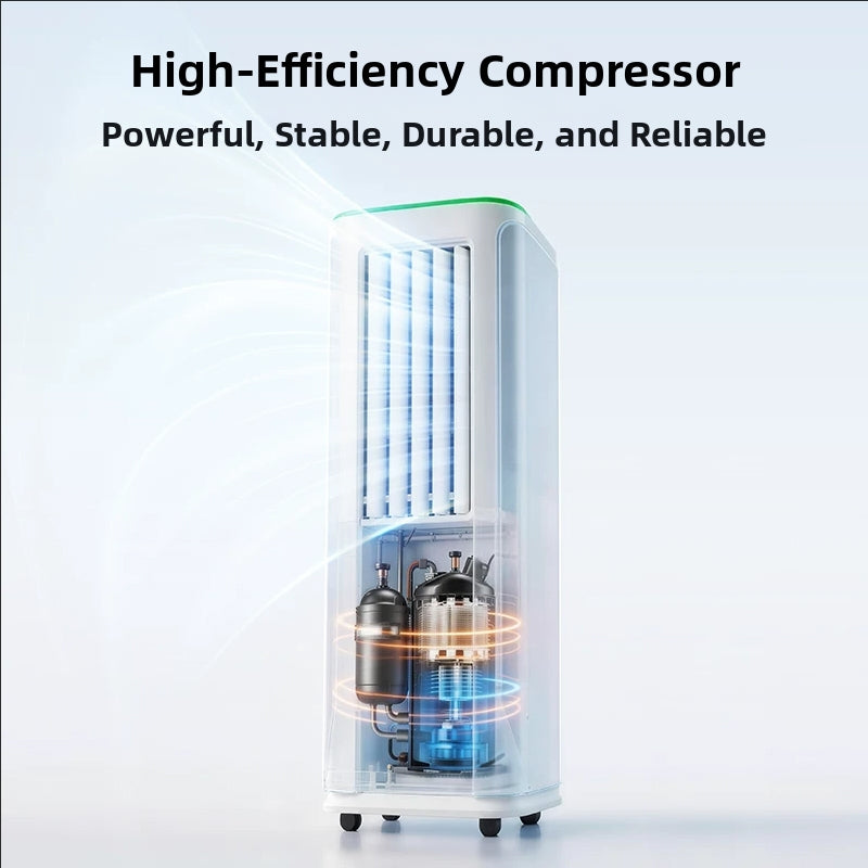 Air Cooling and Heating 14000BTU Room Household AC Portable Air Conditioner with Heater for Home