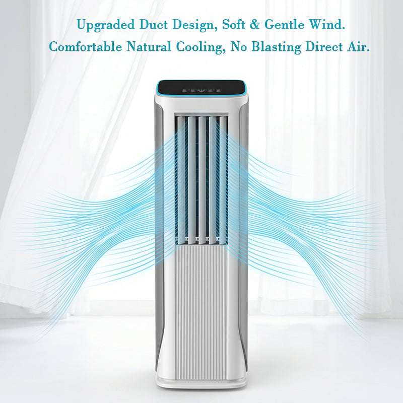 Air Cooling and Heating 14000BTU Room Household AC Portable Air Conditioner with Heater for Home