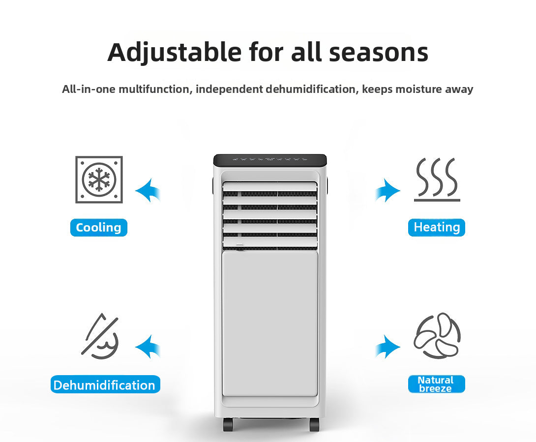 9000BTU air Conditioner for Home Bedroom Household Remote Control APP cooling and heating Portable AC air Conditioner