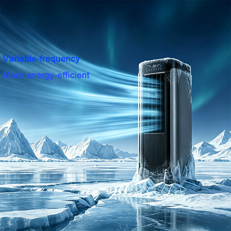 Variable-frequency Portable air Conditioner 12000BTU Mobile AC for Home Heating and Cooling for Households Hotels Plastic
